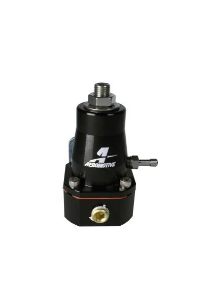 Aeromotive - Aeromotive 13136 Aeromotive Adjustable Regulator Billet EFI Bypass - (2) -6 Inlets/(1) -6 Return - Black