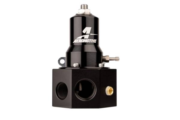 Aeromotive - Aeromotive 13145 Aeromotive Adjustable Fuel Pressure Regulator 30-120PSI .313 Valve -3x -8 / 1x -10 Inlet -10 Return