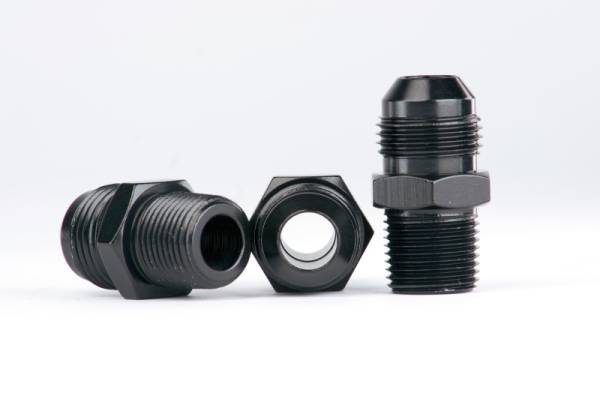 Aeromotive - Aeromotive 15205 Aeromotive Carb. Reg 13205 Fitting Kit (Incl. (3) 3/8in NPT to AN-08 fittings)