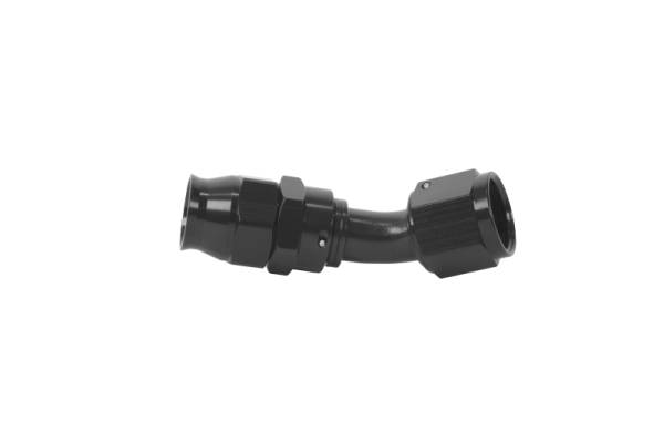 Aeromotive - Aeromotive 15357 Aeromotive PTFE Hose End - AN-10 - 45 Deg - Black Anodized