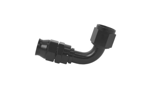 Aeromotive - Aeromotive 15358 Aeromotive PTFE Hose End - AN-10 - 90 Deg - Black Anodized