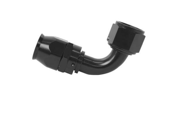 Aeromotive - Aeromotive 15361 Aeromotive PTFE Hose End - AN-12 - 90 Deg - Black Anodized