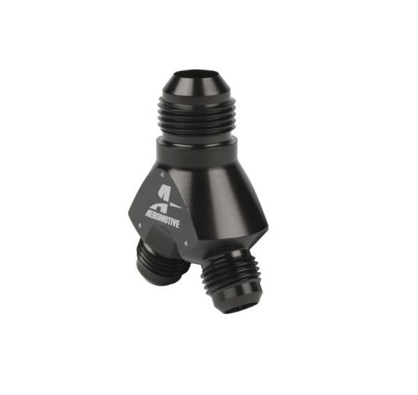 Aeromotive - Aeromotive 15673 Aeromotive Y-Block - AN-08 - 2x AN-06