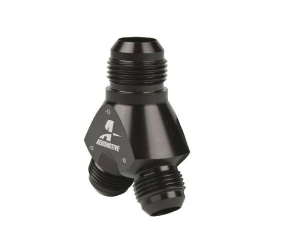 Aeromotive - Aeromotive 15678 Aeromotive Y-Block - AN-12 - 2x AN-10