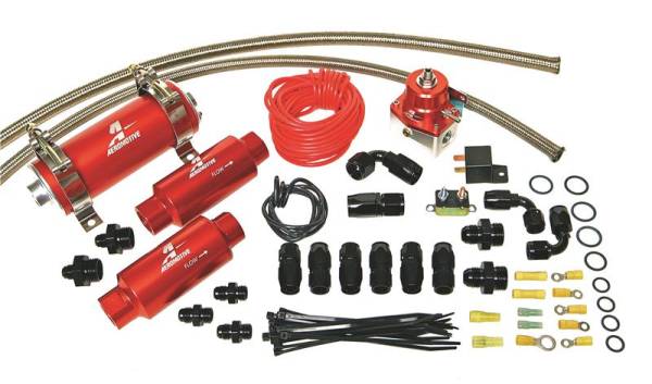 Aeromotive - Aeromotive 17136 Aeromotive 700 HP EFI Fuel System (Incl. 11106 Pump/13109 regulator/Fittings/O-Rings)
