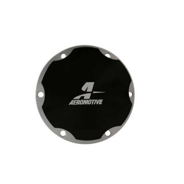 Aeromotive - Aeromotive 18730 Aeromotive Fill Cap - Screw-On - 3in - Flanged - 6-Bolt - Black