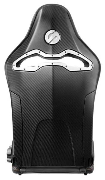 SPARCO - SPARCO 00974ZGLNRGRDX Sparco Seat SPX Special Edition Black/Grey w/ Gloss Carbon Shell - Right