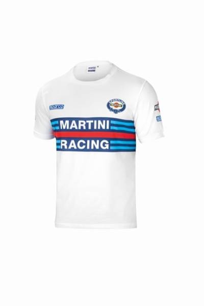 SPARCO - SPARCO 01274MRBI3L Sparco T-Shirt Martini-Racing Large White