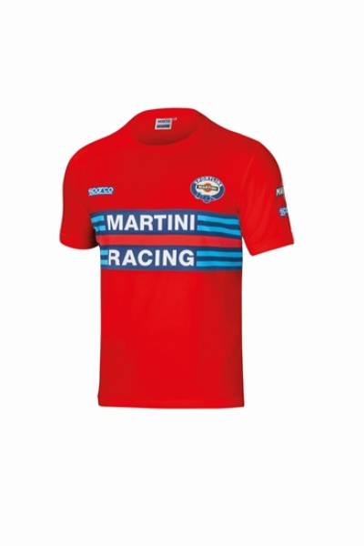 SPARCO - SPARCO 01274MRRS2M Sparco T-Shirt Martini-Racing Medium Red