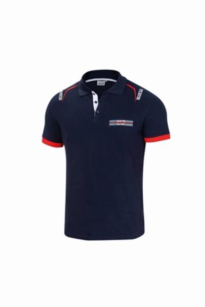 SPARCO - SPARCO 01276MRBM1S Sparco Polo Martini-Racing Small Navy
