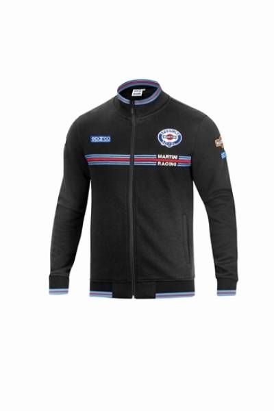 SPARCO - SPARCO 01278MRNR4XL Sparco Full Zip Martini Jacket Black XL