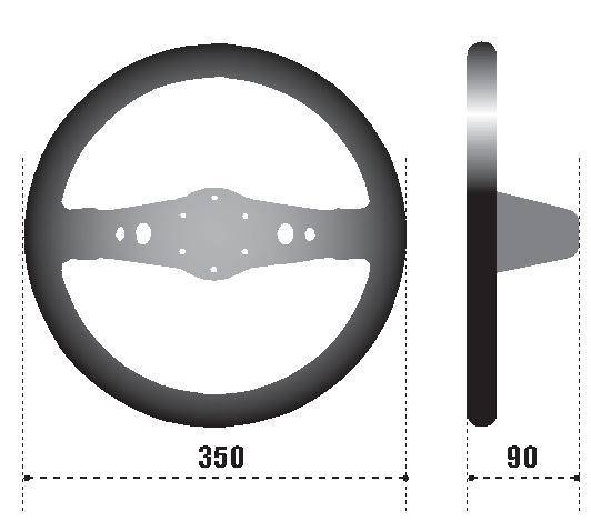 SPARCO - SPARCO 015R215CSN Sparco Steering Wheel 215 Suede Black