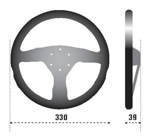 SPARCO - SPARCO 015R383PSN Sparco Steering Wheel 383 Suede Black