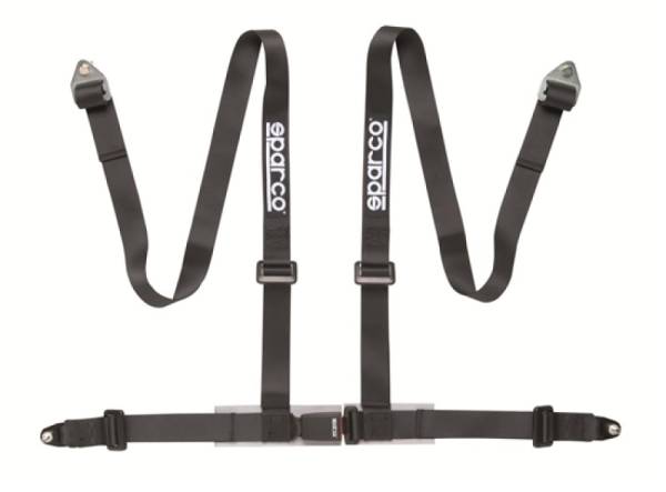 SPARCO - SPARCO 04604BV1NR Sparco Belt 2 Inch Black 4Pt Bolt-In