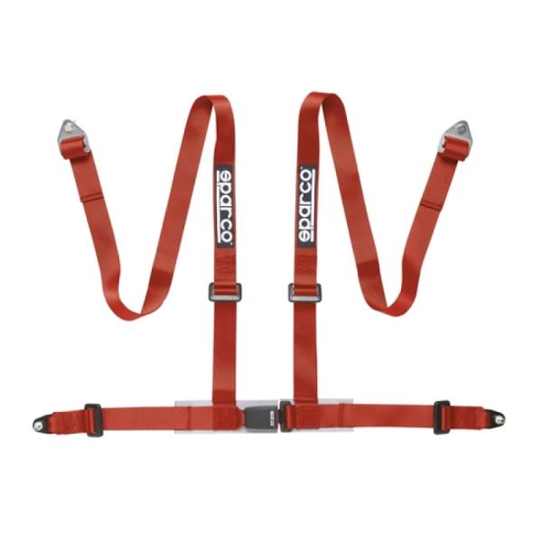 SPARCO - SPARCO 04604BV1RS Sparco Belt 2 Inch Red 4Pt Bolt-In