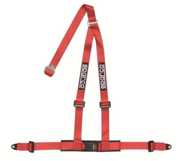 SPARCO - SPARCO 04608BV1RS Sparco Belt 2in Red 3pt Bolt-In