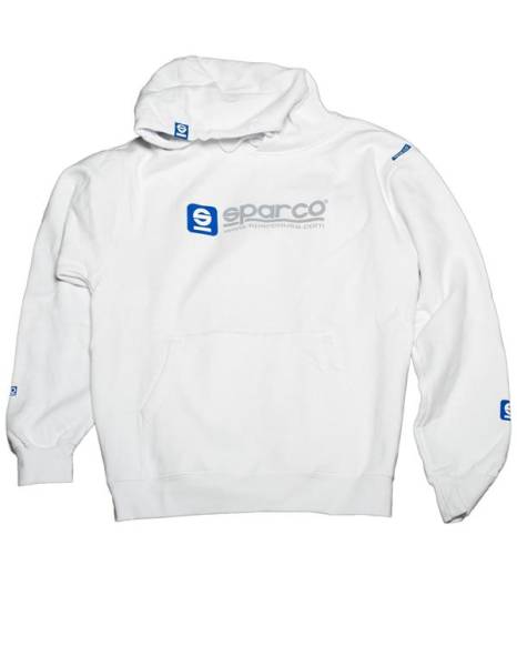SPARCO - SPARCO SP03100B1S Sparco Sweatshirt Hooded WWW White SMALL