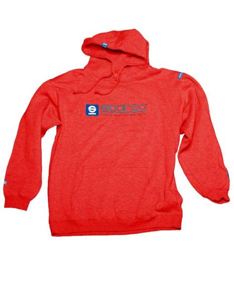 SPARCO - SPARCO SP03100RS4XL Sparco Sweatshirt Hooded WWW Red XLRG