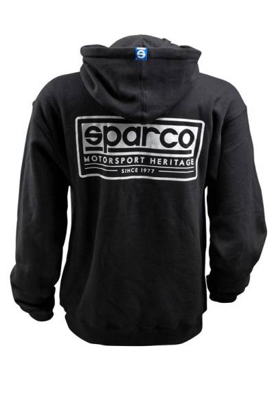 SPARCO - SPARCO SP03200NR3L Sparco Sweatshirt Hooded Heritage Blk Lr