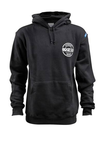 SPARCO - SPARCO SP03300NR1S Sparco Sweatshirt Hooded S-Seal Blk Sml