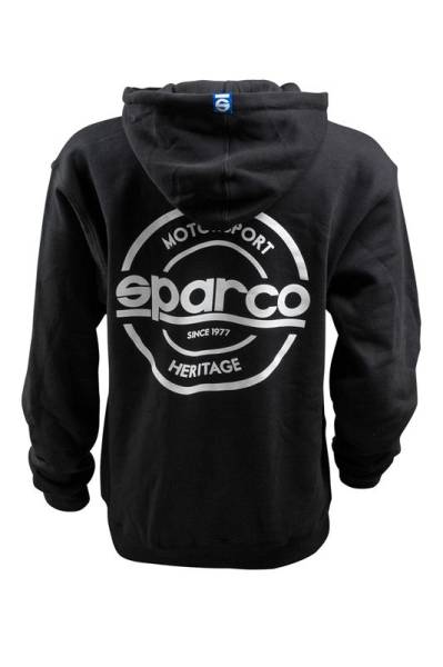 SPARCO - SPARCO SP03300NR5XXL Sparco Sweatshirt Hooded S-Seal Blk Xxlr