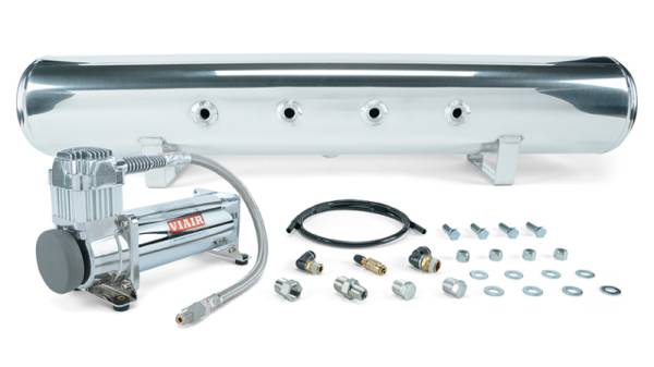 Air Lift - Air Lift 27804 Air Lift Performance 5 Gal Polished Tank & VIAIR 444C Comp - (No Mgmt System Included)