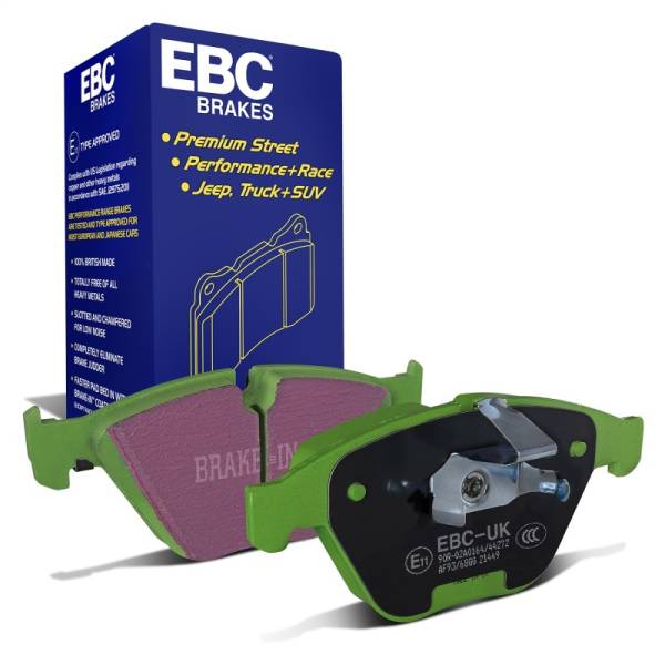 EBC - EBC Brakes DP21449 EBC 11-12 BMW 1M Coupe 3.0 Twin Turbo Greenstuff Front Brake Pads - Fits select 2002-2011 BMW models