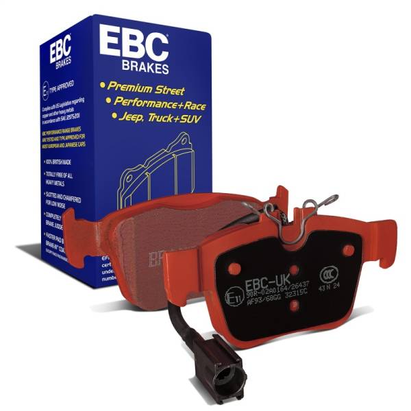 EBC - EBC Brakes DP32315C EBC 2017+ Alfa Romeo Giulia 2.0T Redstuff Rear Brake Pads - Fits 2017-2023 Alfa Romeo, Maserati models