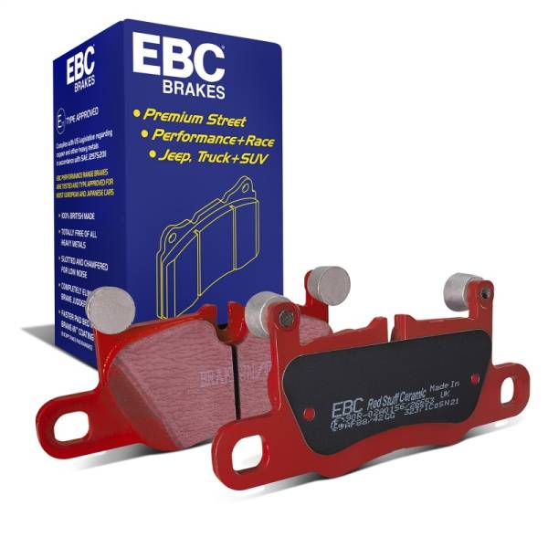 EBC - EBC Brakes DP32371C EBC 2016+ Porsche 911 (991/2 w/Cast Iron Rotors) 3.0TT Carrera Redstuff Rear Brake Pads - Fits 2017-2023 Porsche 911