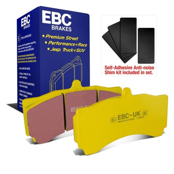 EBC - EBC Brakes DP4006R EBC Brakes Yellowstuff Performance Brake Pads