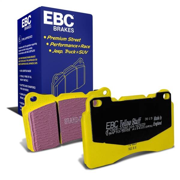EBC - EBC Brakes DP41210R EBC 17-21 Honda Civic Type-R (FK8) Yellowstuff Front Brake Pads - Fits 2022 Tesla S