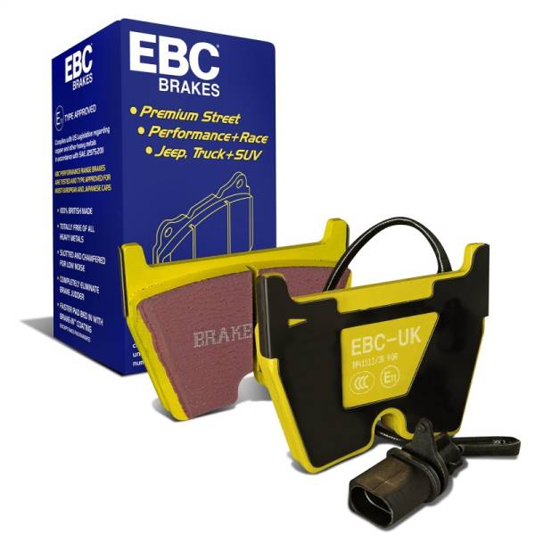 EBC - EBC Brakes DP41513/3R EBC 17-18 Audi RS3 Yellowstuff Front Brake Pads - Fits 2017-2022 Audi RS3, TT RS Quattro