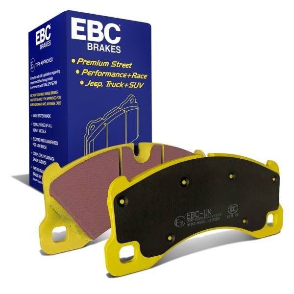 EBC - EBC Brakes DP41835R EBC 10+ Porsche Cayenne 3.0 Supercharged Hybrid Yellowstuff Front Brake Pads - Fits select 2008-2024 Porsche, Volkswagen applications