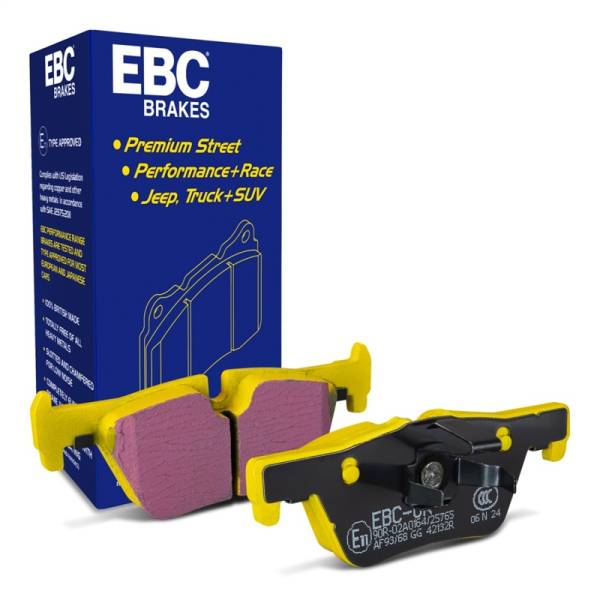 EBC - EBC Brakes DP42132R EBC 14+ BMW 228 Coupe 2.0 Turbo ATE calipers Yellowstuff Rear Brake Pads - Fits select 2012-2023 BMW models