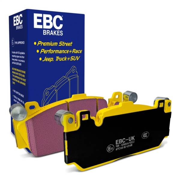 EBC - EBC Brakes DP42148R EBC 12+ BMW M5 4.4 Twin Turbo (F10) Yellowstuff Front Brake Pads - Fits select 2012-2021 BMW models
