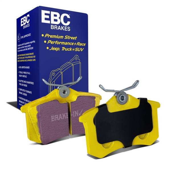 EBC - EBC Brakes DP4680R EBC 10-13 Audi A3 2.0 TD Yellowstuff Rear Brake Pads - Fits select 1985-2018 Volkswagen, Audi applications