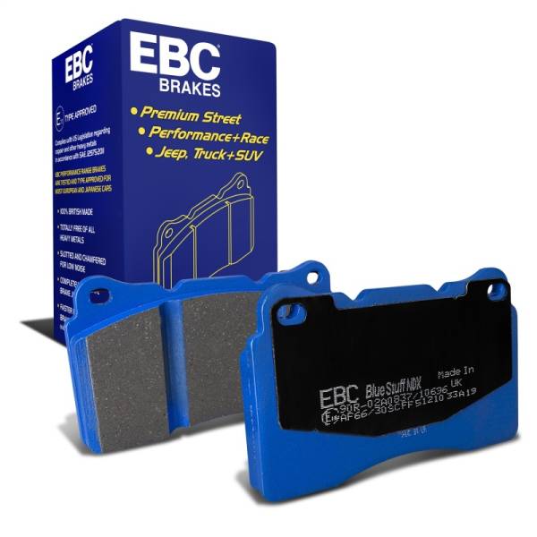 EBC - EBC Brakes DP51210NDX EBC 17-21 Honda Civic Type-R (FK8) Bluestuff Front Brake Pads - Fits 2021 Tesla S