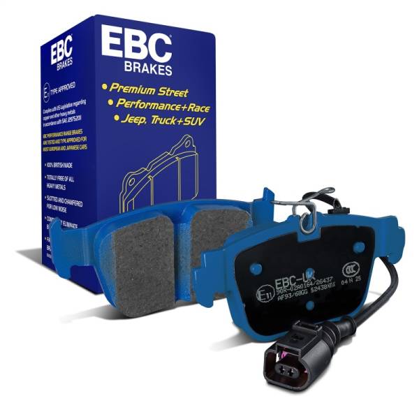 EBC - EBC Brakes DP52438NDX EBC 2022+ Volkswagen GTI/Golf R 2.0T (MK8) Bluestuff Rear Brake Pads - Fits 2022-2024 Audi, Volkswagen models