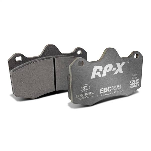 EBC - EBC Brakes DP8036RPX EBC Racing 10-16 Lotus Evora 3.5L RP-X Front Brake Pads