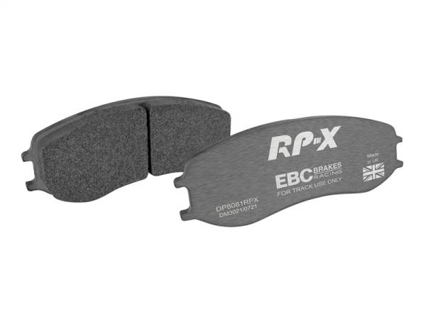 EBC - EBC Brakes DP8081RPX EBC Racing Porsche 991 GT3 Cup (PFC Brakes 28/26mm) RP-X Race Front Brake Pads