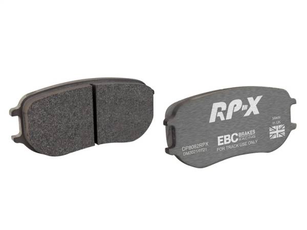 EBC - EBC Brakes DP8082RPX EBC Racing Porsche 991 GT3 Cup (PFC Brakes 28/26mm) Rear RP-X Racing Brake Pads