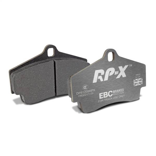 EBC - EBC Brakes DP81208RPX EBC Racing 98-05 Porsche 911 (996) Carrera 2 3.4L (Cast Iron Rotor Only) RP-X Rear Brake Pads