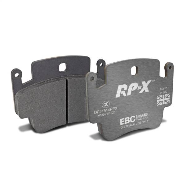 EBC - EBC Brakes DP81514RPX EBC Racing 98-05 Porsche 911 (996) Carrera 2 3.4L (Cast Iron Rotor Only) RP-X Front Brake Pads