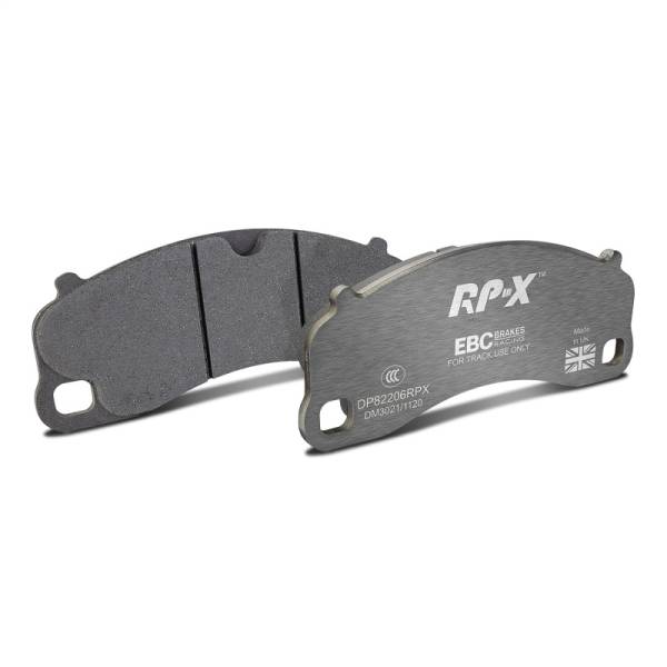 EBC - EBC Brakes DP82206RPX EBC Racing 13-15 Porsche 911 (991) (Cast Iron Rotor Only) 3.8L GT3 RP-X Front Brake Pads