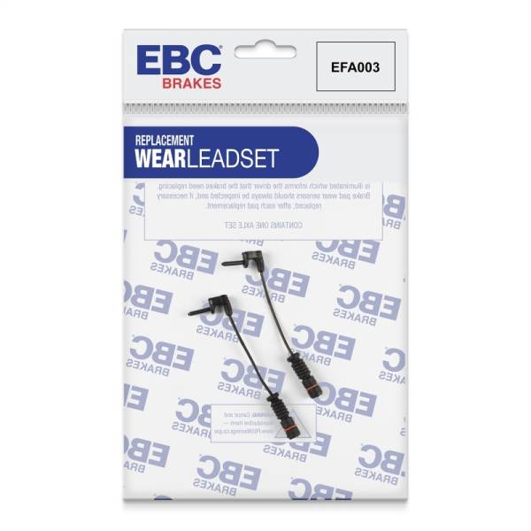 EBC - EBC Brakes EFA003 EBC 95-97 Mercedes-Benz C36 AMG (W202) 3.6 Front Wear Leads - Fits select 1988-2005 Mercedes-Benz models