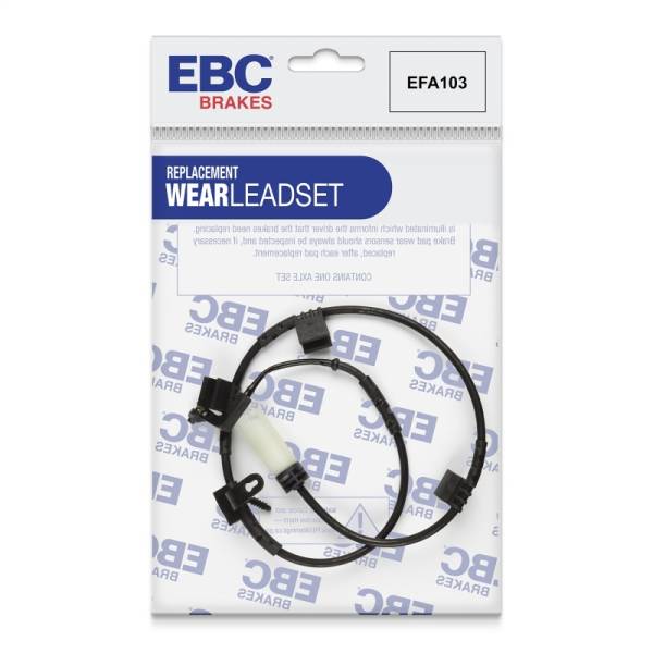 EBC - EBC Brakes EFA103 EBC 07-14 Mini Hardtop 1.6 Front Wear Leads - Fits 2007-2016 Mini Cooper, Cooper Paceman