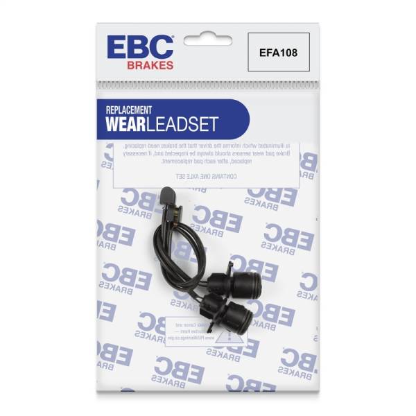 EBC - EBC Brakes EFA108 EBC 90-92 Audi V8 3.6L (UFO Rotors) Front Wear Leads - Fits 1990-1994 Audi V8 Quattro