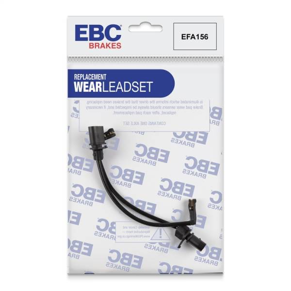 EBC - EBC Brakes EFA156 EBC 2011 Audi A6 2.0L Turbo Rear Wear Leads - Fits 2012-2018 Audi A6 Quattro, A7 Quattro