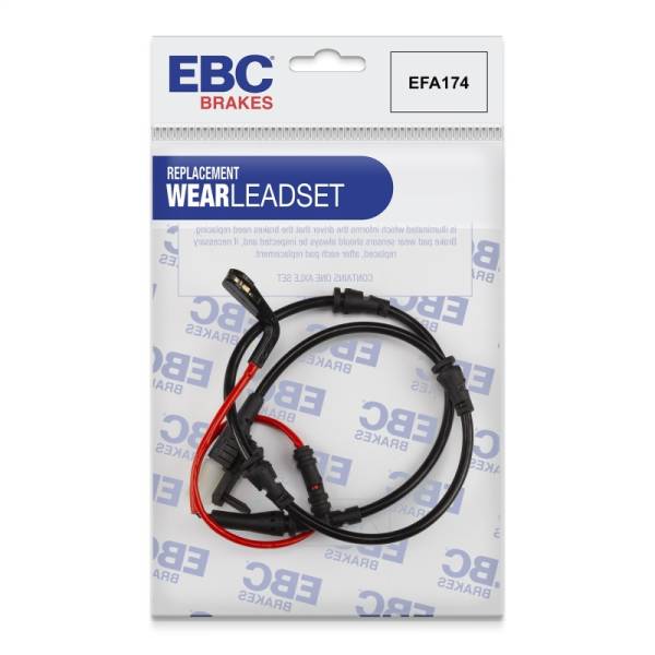 EBC - EBC Brakes EFA174 EBC 2014+ Land Rover Range Rover Sport 3.0L Supercharged Rear Wear Leads - Fits 2013-2022 Land Rover Range Rover Sport, Range Rover