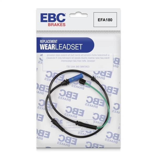 EBC - EBC Brakes EFA180 EBC 2015+ BMW 750 / 750 xDrive  4.4 Twin Turbo (G12) Wear Leads - Fits select 2015-2024 BMW models